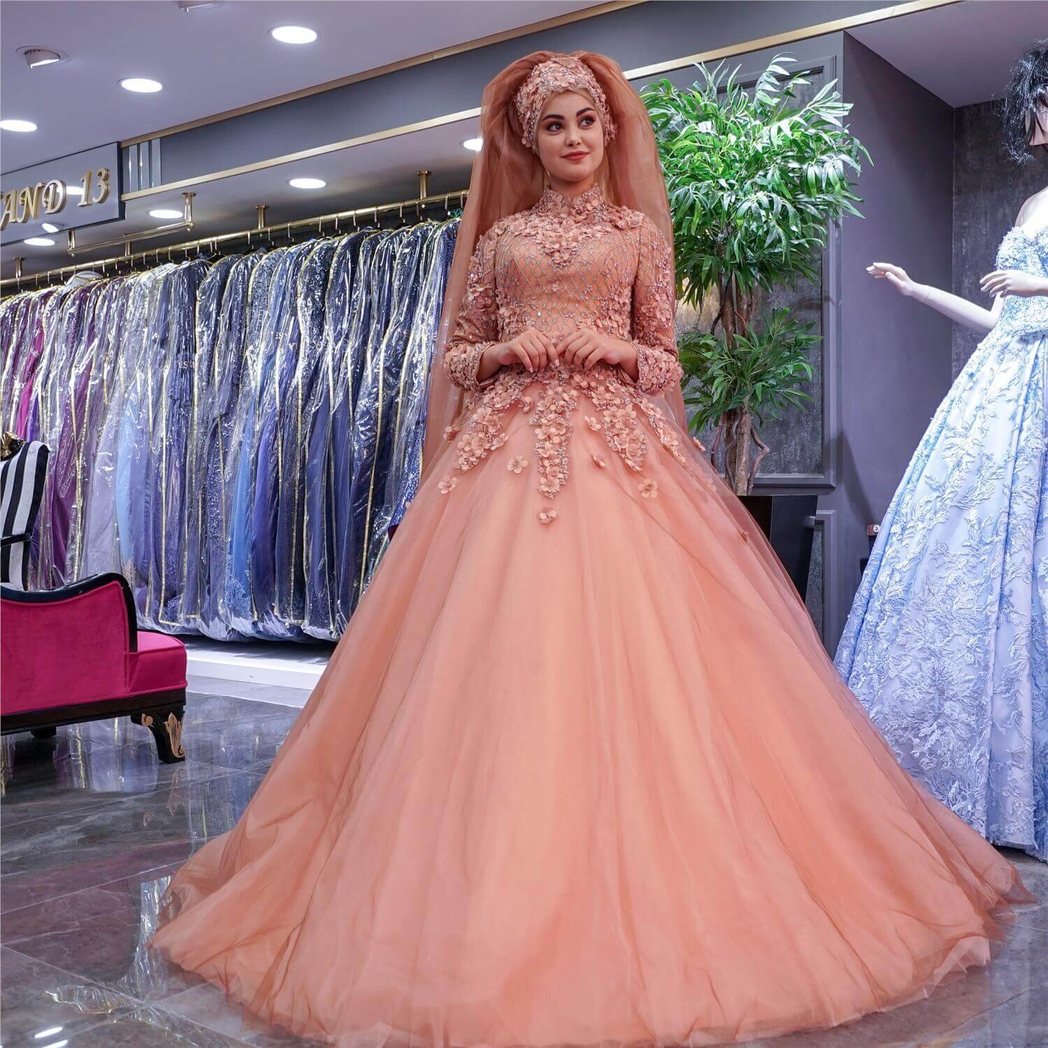 Grossiste robes de mariée islamiques – Fabricant réputé en Turquie – Image 4