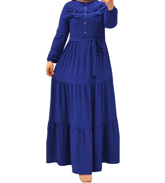 abaya-musulman-couleur-bleue-foncée-claire-grossiste-turquie