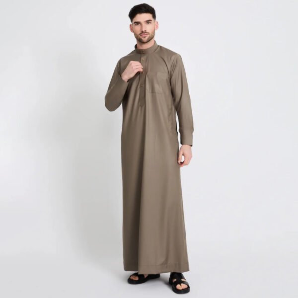 Thobe Qatari Premium pour Homme – Robe Longue Traditionnelle – Grossiste Turquie