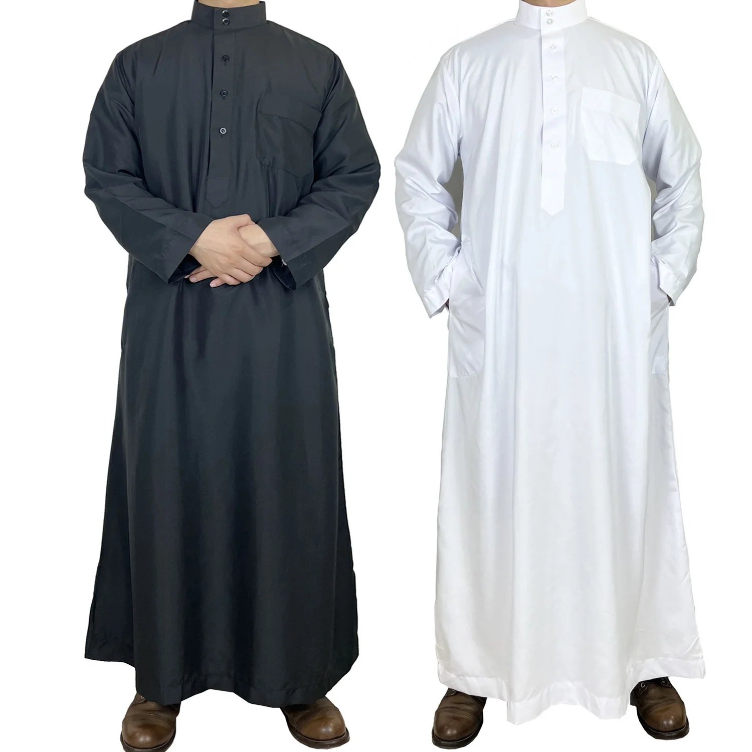 Thobe Qatari Premium pour Homme – Robe Longue Traditionnelle – Grossiste Turquie
